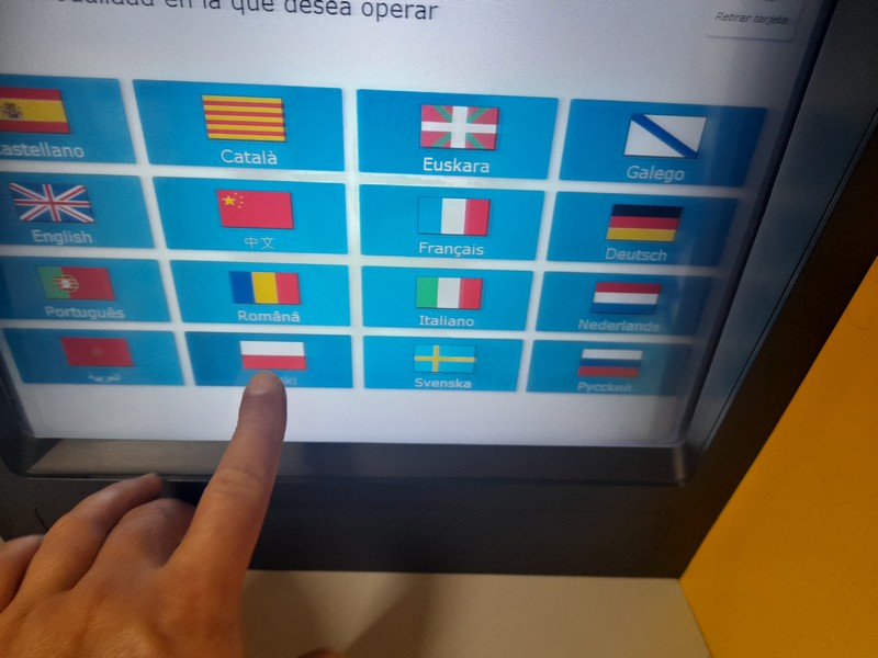 Pengeautomat på Tenerife